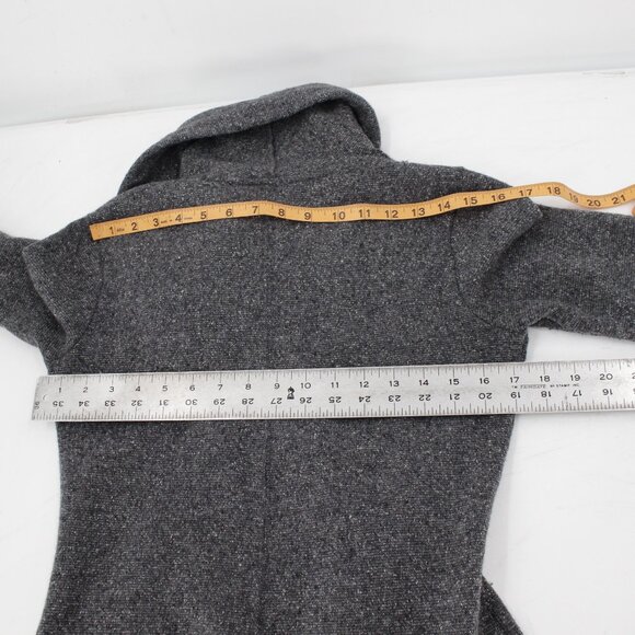 Smartwool Cardigan Womens S/M Odessa Lake Wrap Jacket Wool Silk Blend Knit gray - Picture 10 of 12